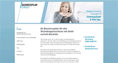 Desktop Screenshot of businessplan-consult.de