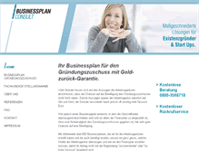 Tablet Screenshot of businessplan-consult.de